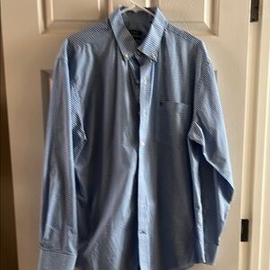 Men's Izod Blue Checkered Shirt